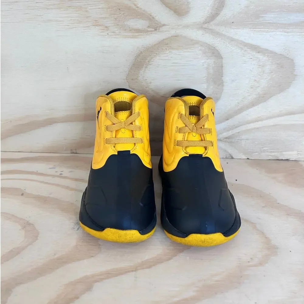 Nike -Air Jordan DRP 23 -Rain Boots -Black/Yellow -Toddler Kids -9C- CT5799-706